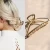 Import Hollow Non-slip Hair Catch Barrette Clamp Hairpins Large Metal Claw Clips from China