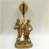 Home And Hotel Decor Antique Style Resin God Statue Art Floor Clock