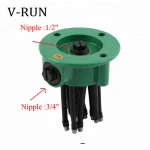 Home Outdoor Patio agricultural rotating plastic mini garden rain gun water sprinkler