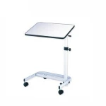 hospital Over Bed Table with Wheels Dining table