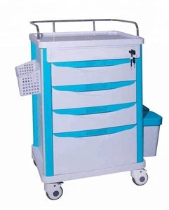 Hospital used medical drug cart / Cost effective Drug trolleys with drawers MC02