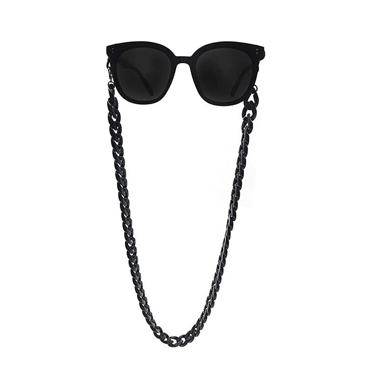 Hot Acrylic Eyeglass Chains Sunglasses Rack Designer Eyeglass Chains Black Eyeglass Chains for Women