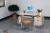 Hot modern aluminum alloy frame folding combo school desk and chair for university classroom student