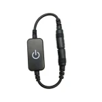 Hot Sale 5.5*2.1mm DC12-24V 6A Touch LED Dimmer with DC Power Male to Female Plug For Single Color LED Strip Lights