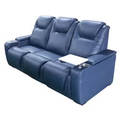 Hot sale blue Popular room theater seat cinema chair home in living room chairs