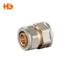 hot sale brass fittings female compression connector coupling