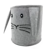 Hot sale Cartoon and cute animal storage bucket thick storage basket toys Organizer custom