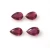 Import Hot Sale China hong kong loose diamond pear shape ruby gemstone for ring from China