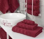 Hot Sale 100% Cotton Custom Logo Luxury Face Hand Bath Towel Set 6 Pieces Towel Set