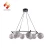 Import Hot sale modern iron acrylic LED 8*7W  3000K chandelier from China
