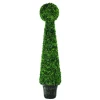 Hot Sale Outdoor Decoration Grass Bonsai Large Plant Artificial Boxwood Topiary Spiral Tree