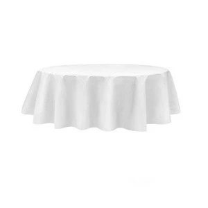 Hot sale plastic white round or square table cloth, wedding table cloth hotel, banquet table cover