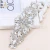 Import Hot sale Wedding Rhinestones Applique Crystal Hot Fix Clear Rhinestones Designs for Bridal Sash from China