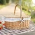 Import Hot selling 4 person wicker picnic basket from China