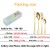 Import Hot selling amazon luxury 1010 stainless steel 24 pcs gold cutlery set silverware with gift box case wholesale from China