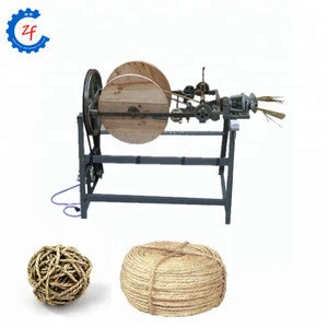 Hot selling and high capacity rice stalk straw rope knitting machine