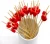 Import Hot selling disposable bamboo stick Christmas cake decoration toothpicks from China