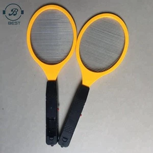 Hot selling environment friendly safe rechargeable electric bug mosquito killer racket swatter
