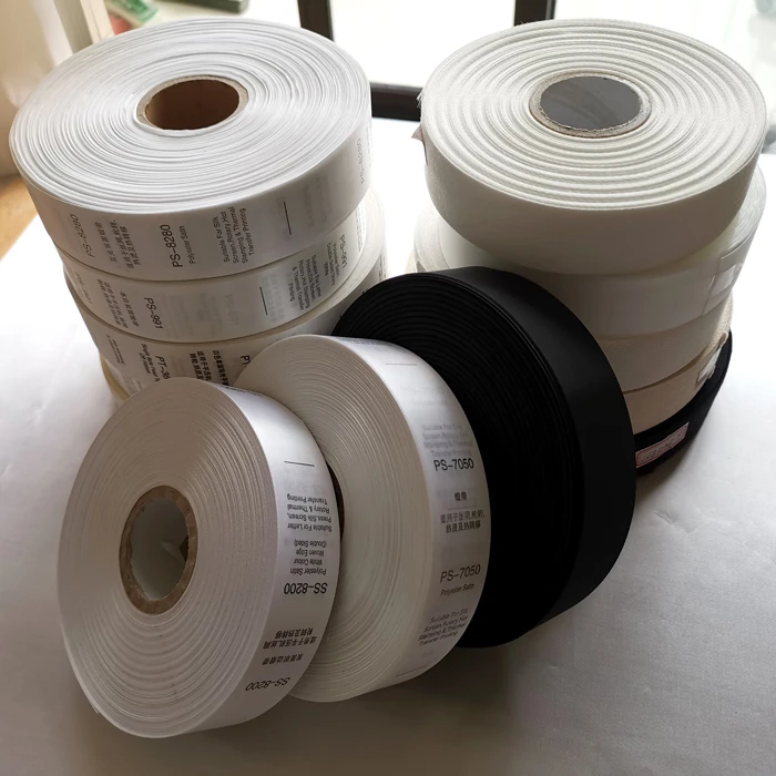 Hot selling nylon taffeta label ribbon printer with wholesale price