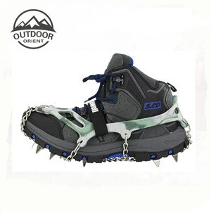 Hot selling snow ice shoe crampons for outdoor climbing and safety walking