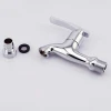Hotel project zinc alloy fast open washing machine tap water nozzle bathroom faucet into the wall mount bibcock single cold tap