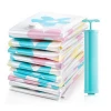 Household vacuum storage bags for clothes bedding