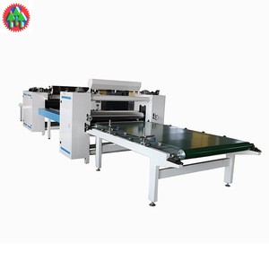 HSHM Automatic Woodworking HPL Sheet Plywood Panel Laminating Machine