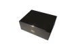 Huaxin factory high end 8 slots watch display case luxury carbon fiber watch box with key lock