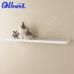 I shape MDF modern design hanging wall shelf