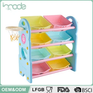IMODE wholesale china style Eco-friendly kids toy shelves for home