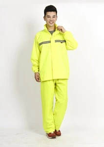 Impermeable Raincoat Waterproof Reflective Raincoat Couple Rain Suit Yellow Poncho Raincoat Rain Gear
