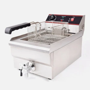 In Stock Electric Deep Fryer Stainless Steel Chip Frying Machine