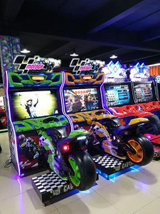 Indoor Sports Coin operated moto GP racing game simulation arcade machine