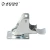 Import Industrial large medium duty caster top plate brake bracket durable rubber caster wheel for shelf trolley from China