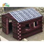 Inflatable tactical paintball air bunker for extreme sport games