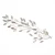 Import INNOVA NO MOQ home decoration luxury silver metal leaf branch wall art hanging home decor from China