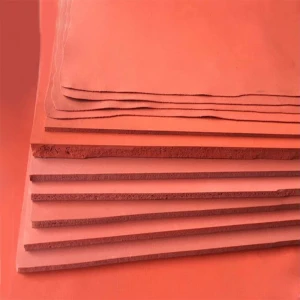 Insulation Closed Cell Rubber Foam Silicone Sheet Silicone Rubber Sponge Sheet