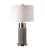Import Interior Modern Open Void Angularity Metal Table Lamp In Black Bronze Finish from China