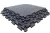 Import Interlocking rubber Floor  Tiled Sounds Insulation 50cm*50cm Rubber Mats from China