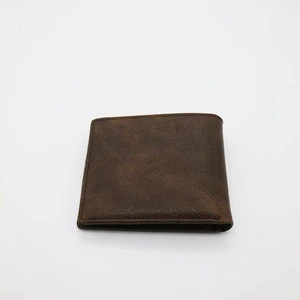 J7073 New Product Quality Colorful Leather Man slim Wallet with Good Service