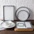 Import Japanese dinnerware ceramic rectangle sushi plate set from China