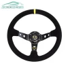 JDMotorsport Car Racing 90mm Deep Dish Suede Steering Wheel