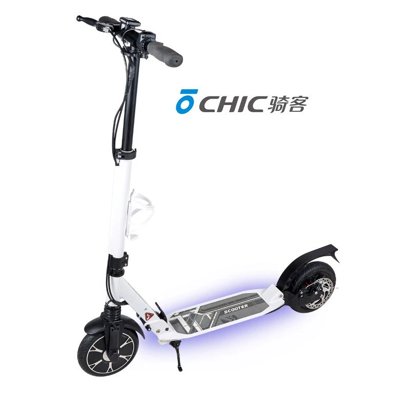 Jinling White Electric Kick Scooter Popular Foldable Electric Scooter Two Wheel For Commuting