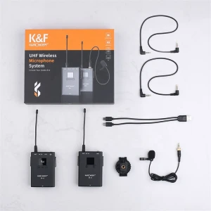 K&amp;F Concept microphone cravat stand professional wireless gaming headset with microphone noise cancelling