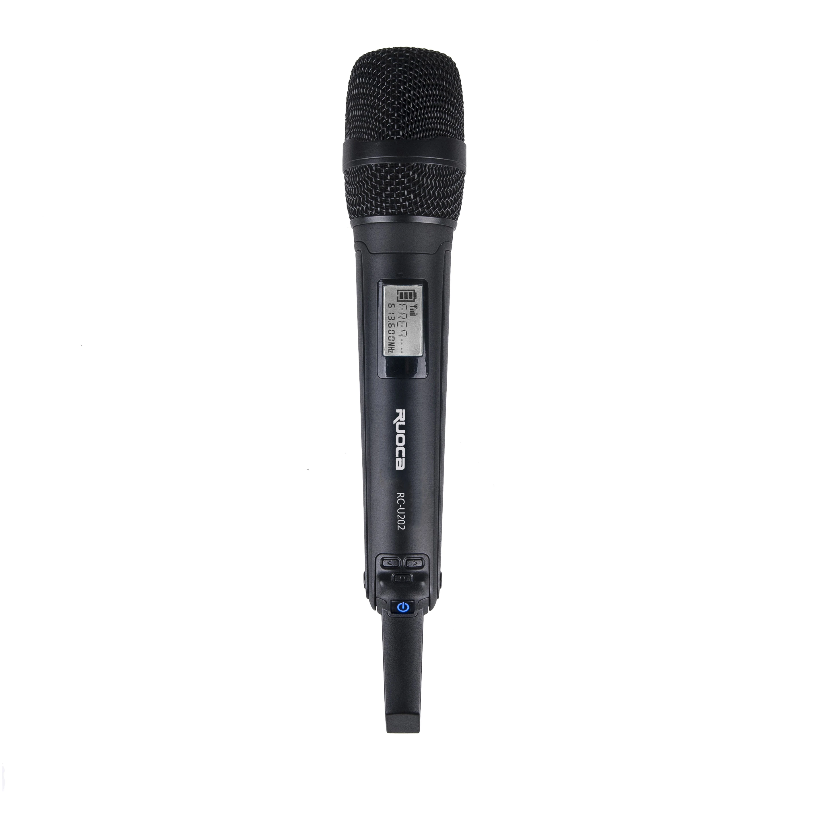 Karaoke receiver  hot sale professional UHF Dual-channel wireless microphone