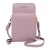 Kawaii slung jelly small coins slots pu leather credit card holder cell phone crossbody shoulder bag