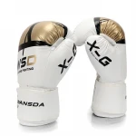 Kick Boxing Gloves for Men Women PU Karate Muay Thai Guantes De Boxeo Free Fight MMA Sanda Training Adults Kids Equipment