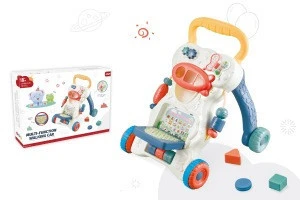 kids learning toys baby walking trolley toy with learning machine 3 in 1 baby walker