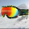 Kids Ski Goggles Colorful Snow Glasses Anti-fog Coatings Skateboard Snowboard Skiing Sunglasses Outdoor Boys Girls Children