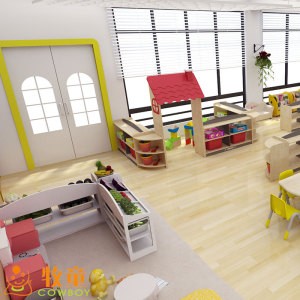 Kindergarten &amp; Nursery School Plastic Table and Chair for Kids &amp; Children, Kindergarten School Furniture